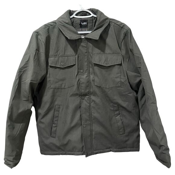 Mack Russo NWT Men's Range Jacket Front Zip and Snap Army Green XL - Picture 1 of 8